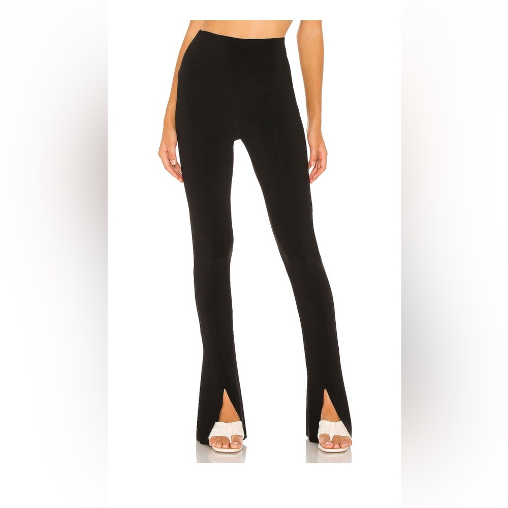 Norma Kamali Spat Black Flare Boot Cut